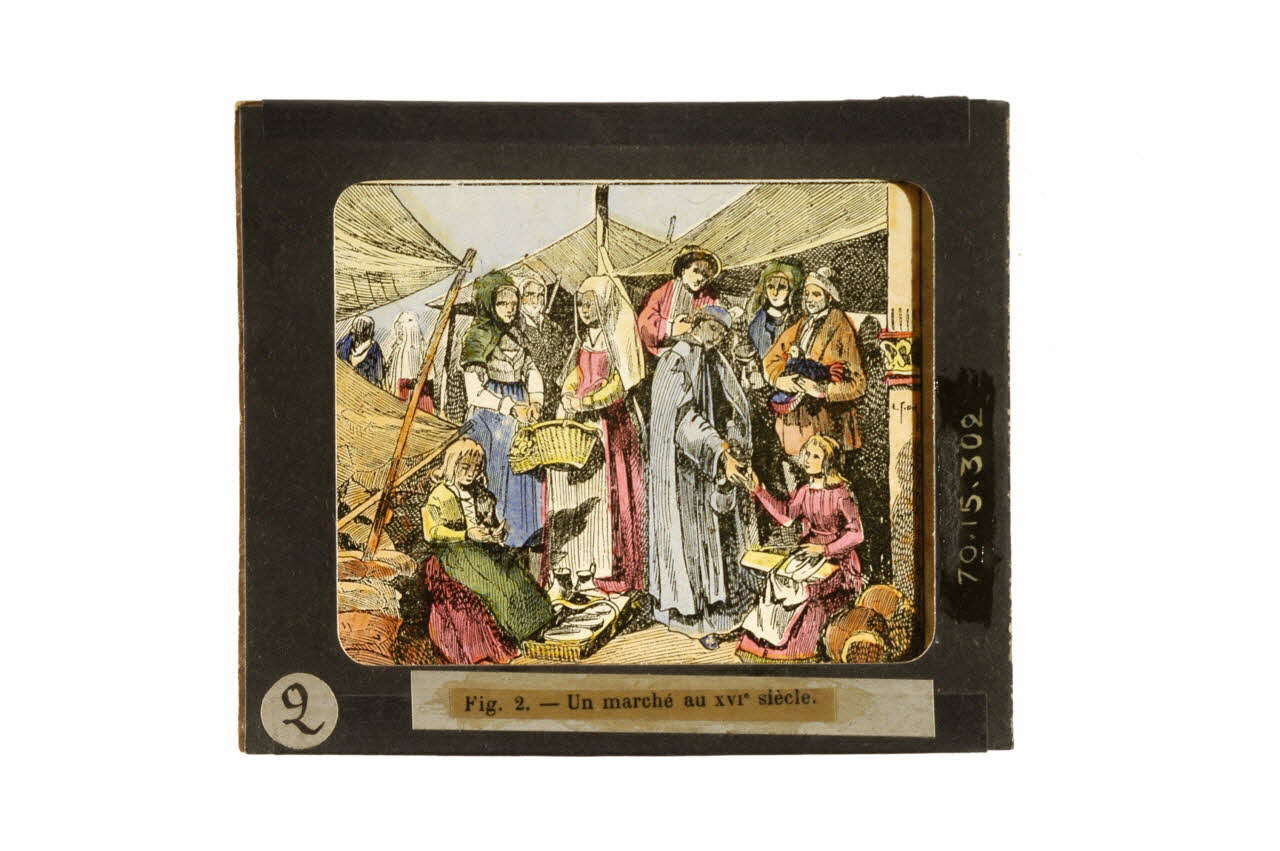 plaque de lanterne magique 1970.15.302 Photo