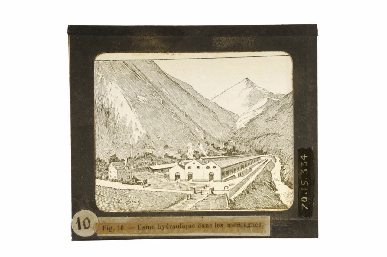 plaque de lanterne magique 1970.15.334 Photo