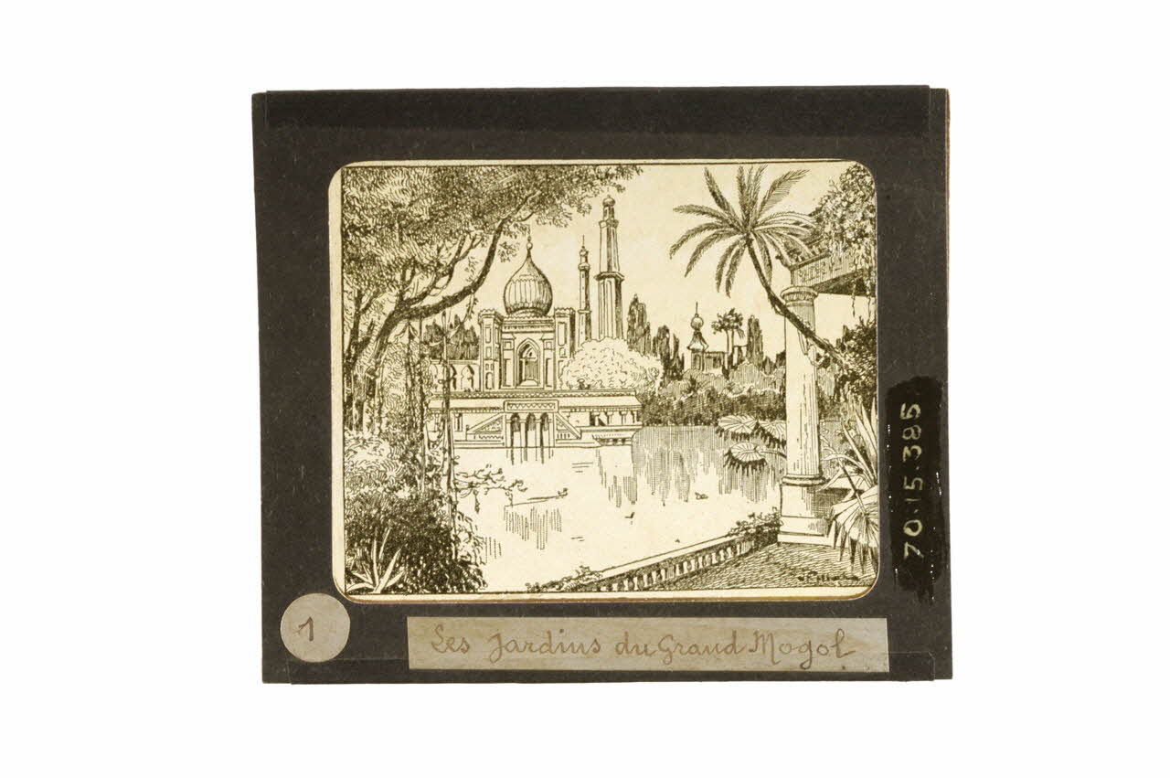plaque de lanterne magique 1970.15.385 Photo