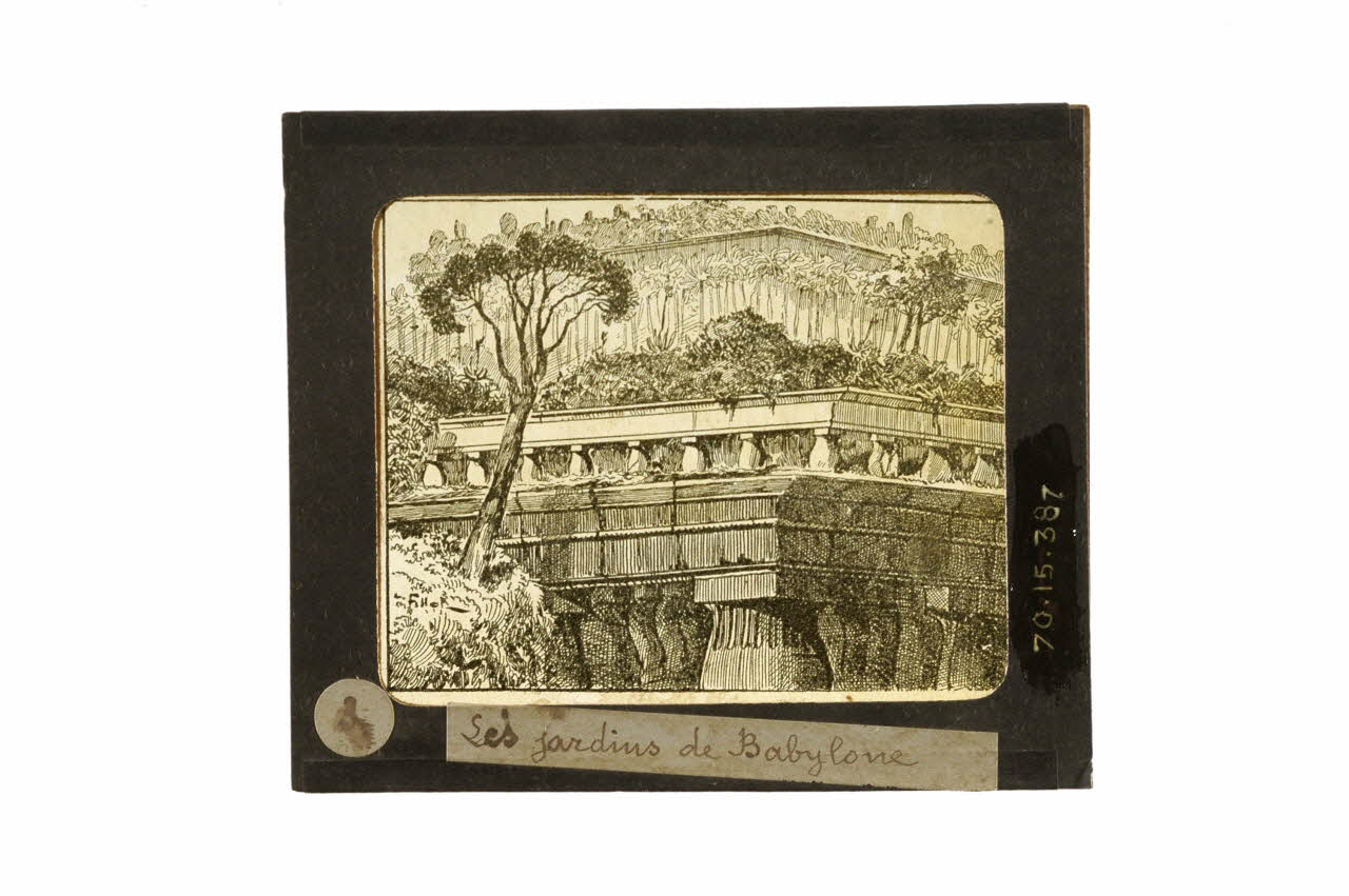 plaque de lanterne magique 1970.15.387 Photo