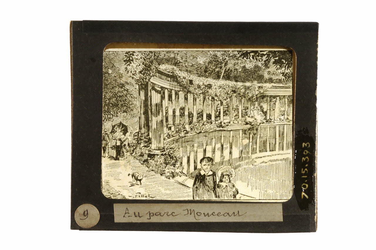 plaque de lanterne magique 1970.15.393 Photo