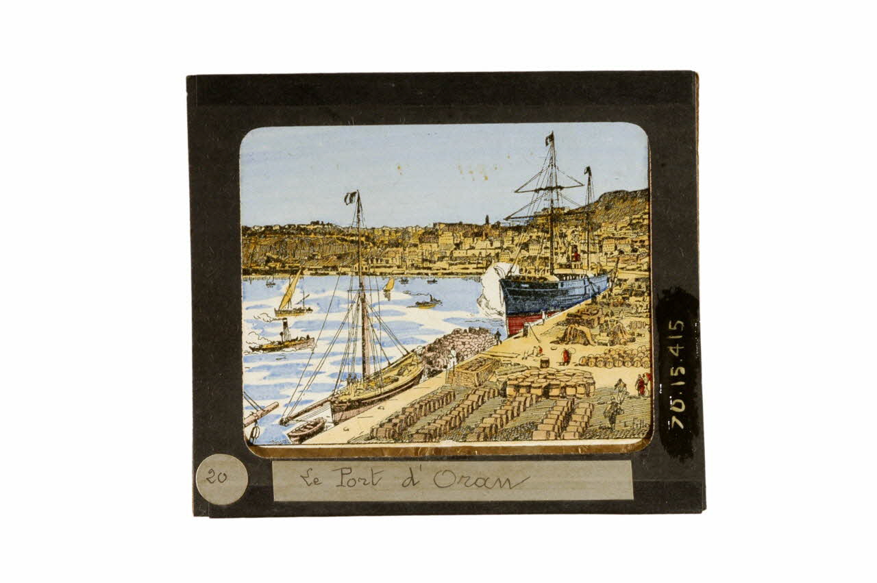 plaque de lanterne magique 1970.15.415 Photo