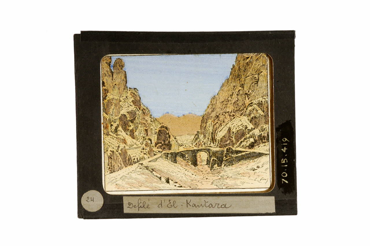 plaque de lanterne magique 1970.15.419 Photo