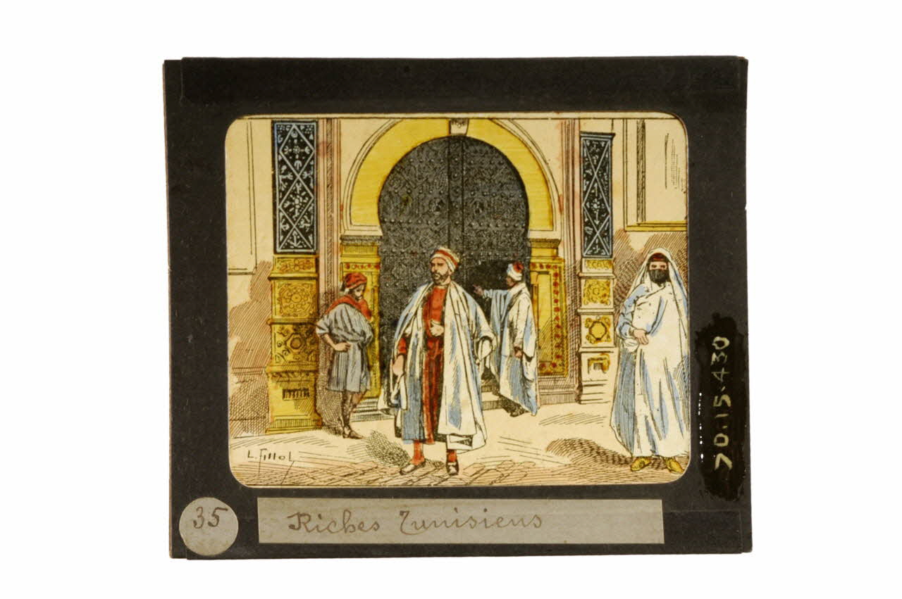 plaque de lanterne magique 1970.15.430 Photo