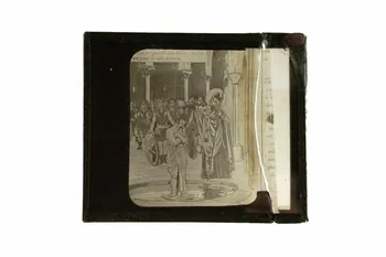 plaque de projection Baptême de Clovis 1970.15.51  Photo