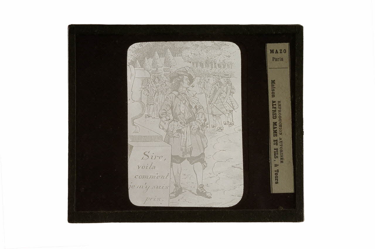 plaque de projection Sire, voilà comment je m'y suis pris (Jean Bart) 1970.15.67 Photo