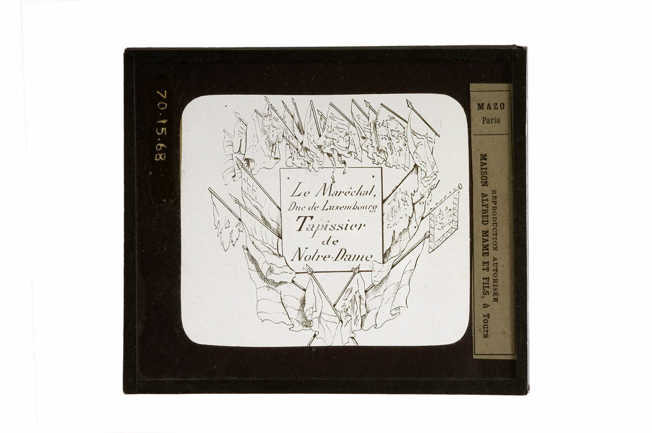plaque de projection Le maréchal, duc de Luxembourg, tapissier de Notre-Dame 1970.15.68 Photo
