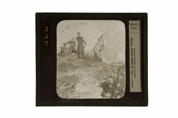plaque de projection J'y suis, j'y reste (Mac-Mahon) 1970.15.81  Photo