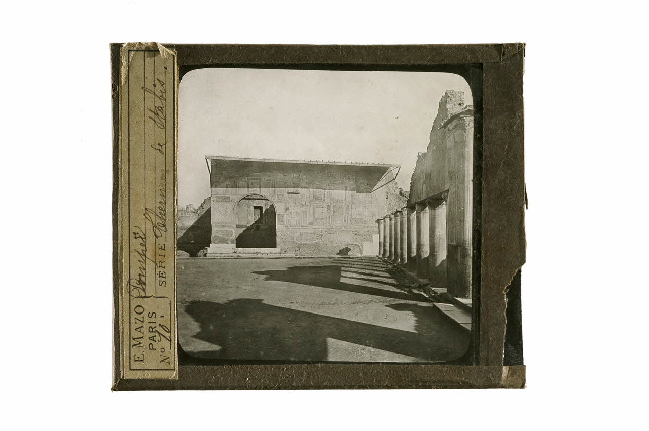 plaque de projection Pompéi, Thermes de Stabies 1970.15.95 Photo