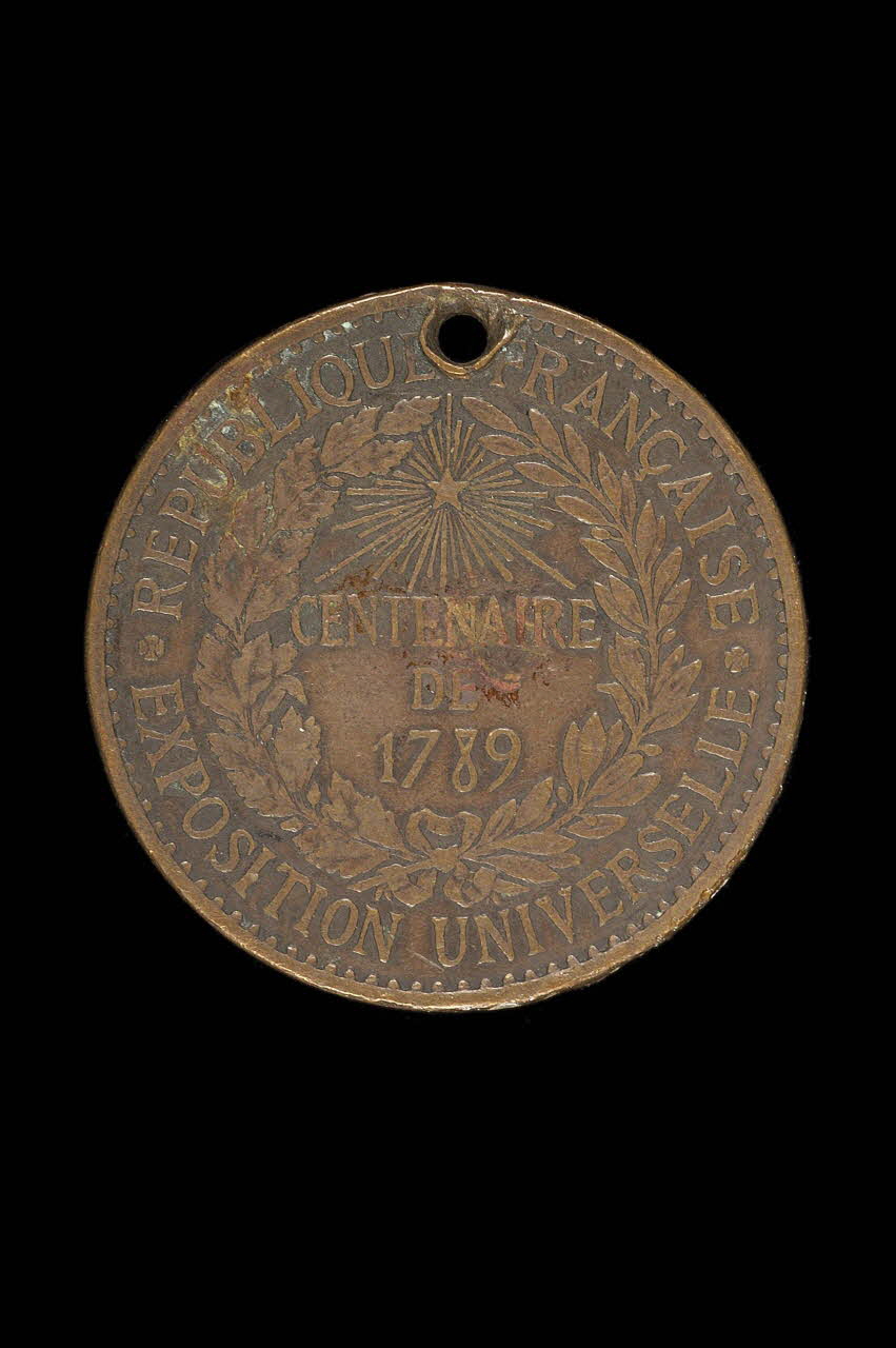 Barre MEDAILLE COMMEMORATIVE 1889 1972.11.15 Photo