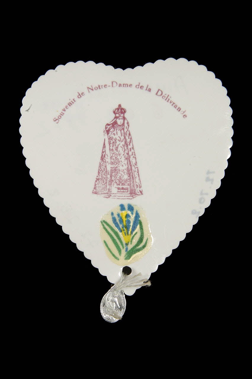 souvenir de pèlerinage du culte catholique 1972 1972.70.2 Photo