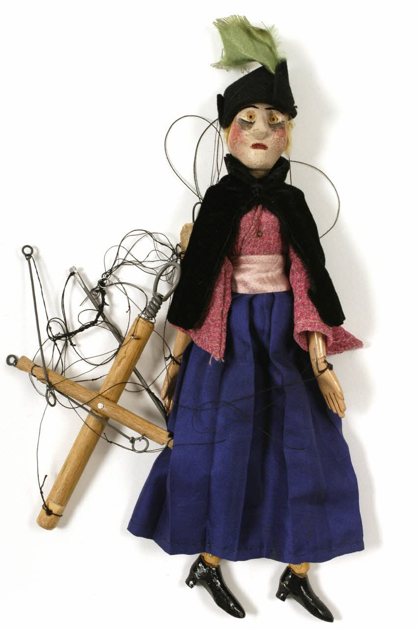 Maurice Graziani marionnette à fils Femme Île-de-France, France 1935-1945 1973.62.28 Photo