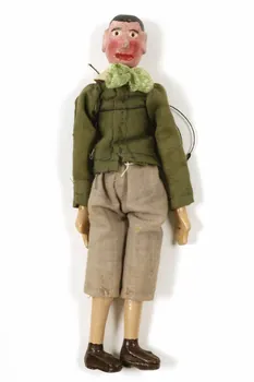 Maurice Graziani marionnette à fils Petit garçon Île-de-France, France 1935-1945 1973.62.8  Photo