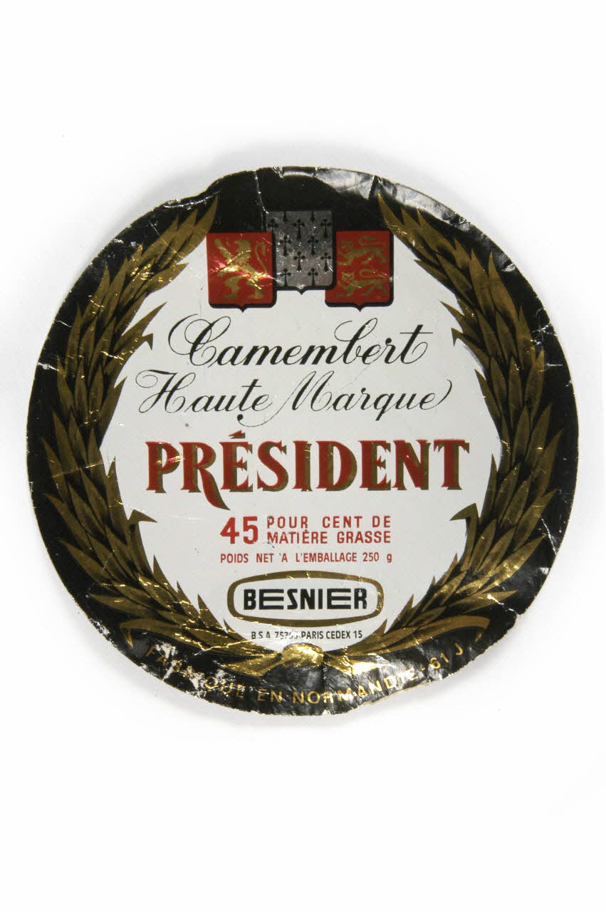 ETIQUETTE DE FROMAGE 1975.18.12 Photo