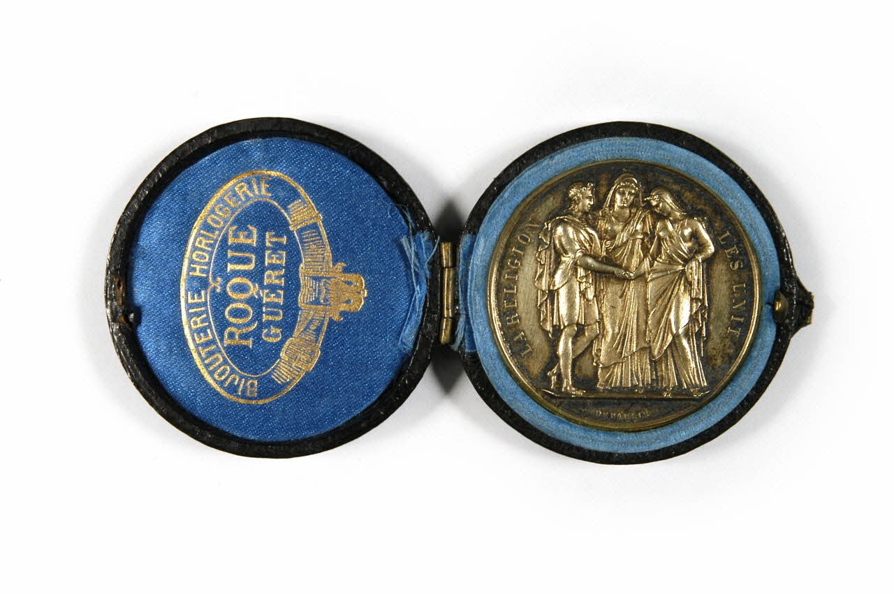 médaille de mariage 1883 1975.65.2.1-2 Photo