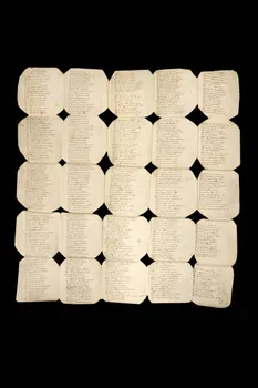 amulette brief 1977.2.1.1 Photo Mucem / Anne Maigret