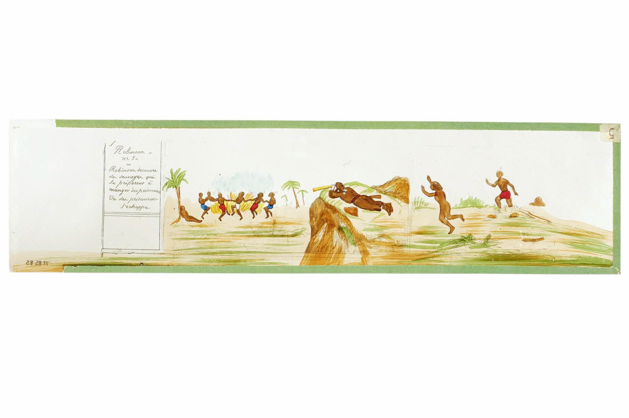 plaque de lanterne magique 1977.85.85 Photo