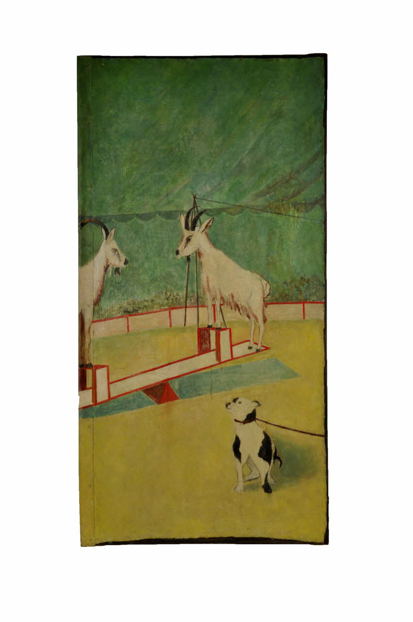 panneau de baraque foraine 1960.73.8 Photo Mucem