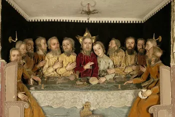 TABLEAU EN RELIEF La Cène 1978.8.1 Photo