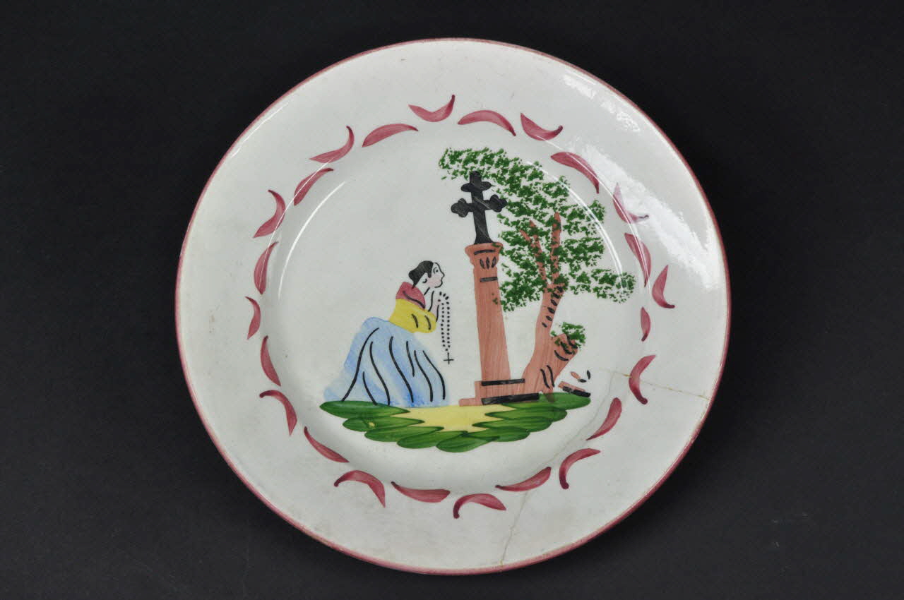 assiette plate 1962.10.14 Photo Mucem