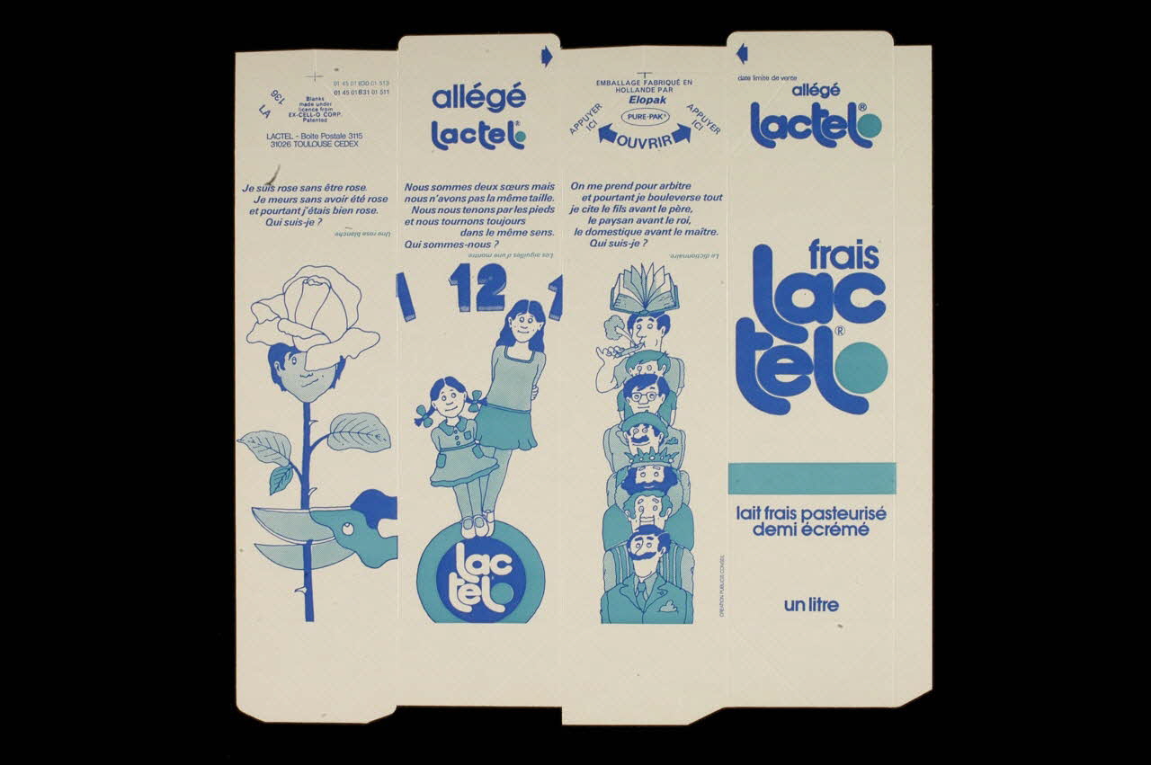 Publicis-Conseil ; Elopak EMBALLAGE DE BOITE DE LAIT Pays-Bas 1979 1979.33.105 Photo