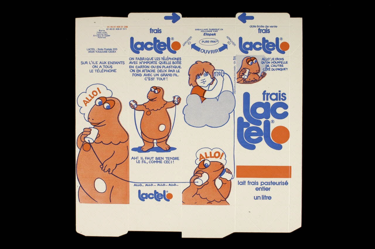 Publicis-Conseil ; Elopak EMBALLAGE DE BOITE DE LAIT Pays-Bas 1979 1979.33.32 Photo