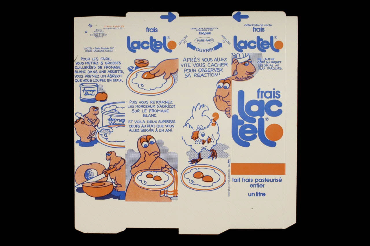 Publicis-Conseil ; Elopak EMBALLAGE DE BOITE DE LAIT Pays-Bas 1979 1979.33.68 Photo