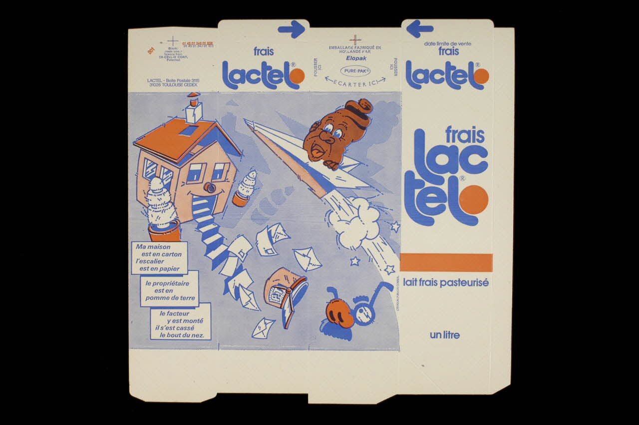 Publicis-Conseil ; Elopak EMBALLAGE DE BOITE DE LAIT Pays-Bas 1979 1979.33.75 Photo