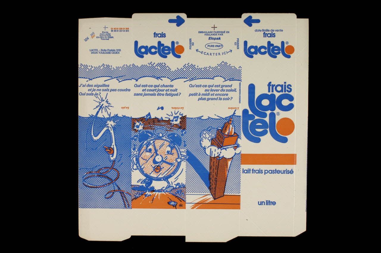 Publicis-Conseil ; Elopak EMBALLAGE DE BOITE DE LAIT Pays-Bas 1979 1979.33.89 Photo