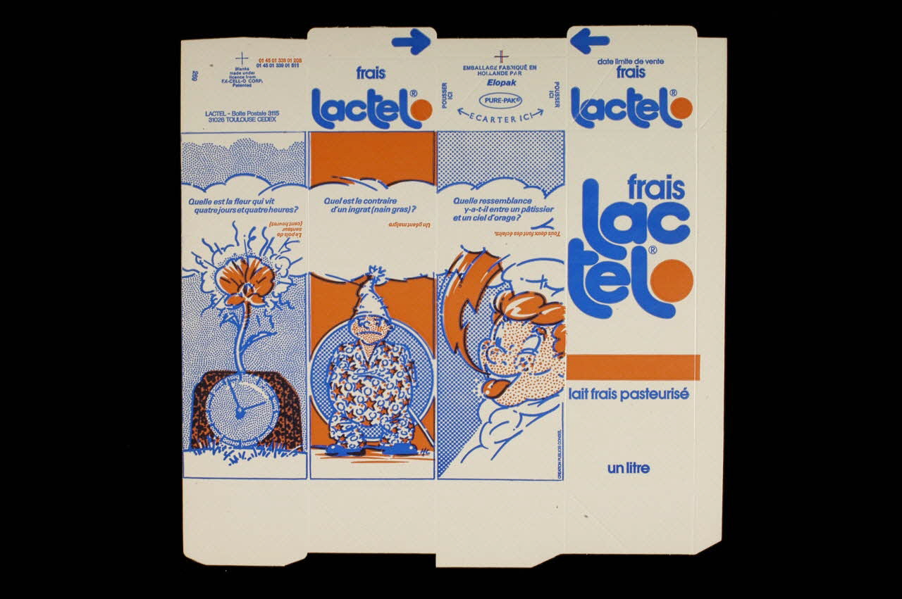 Publicis-Conseil ; Elopak EMBALLAGE DE BOITE DE LAIT Pays-Bas 1979 1979.33.91 Photo