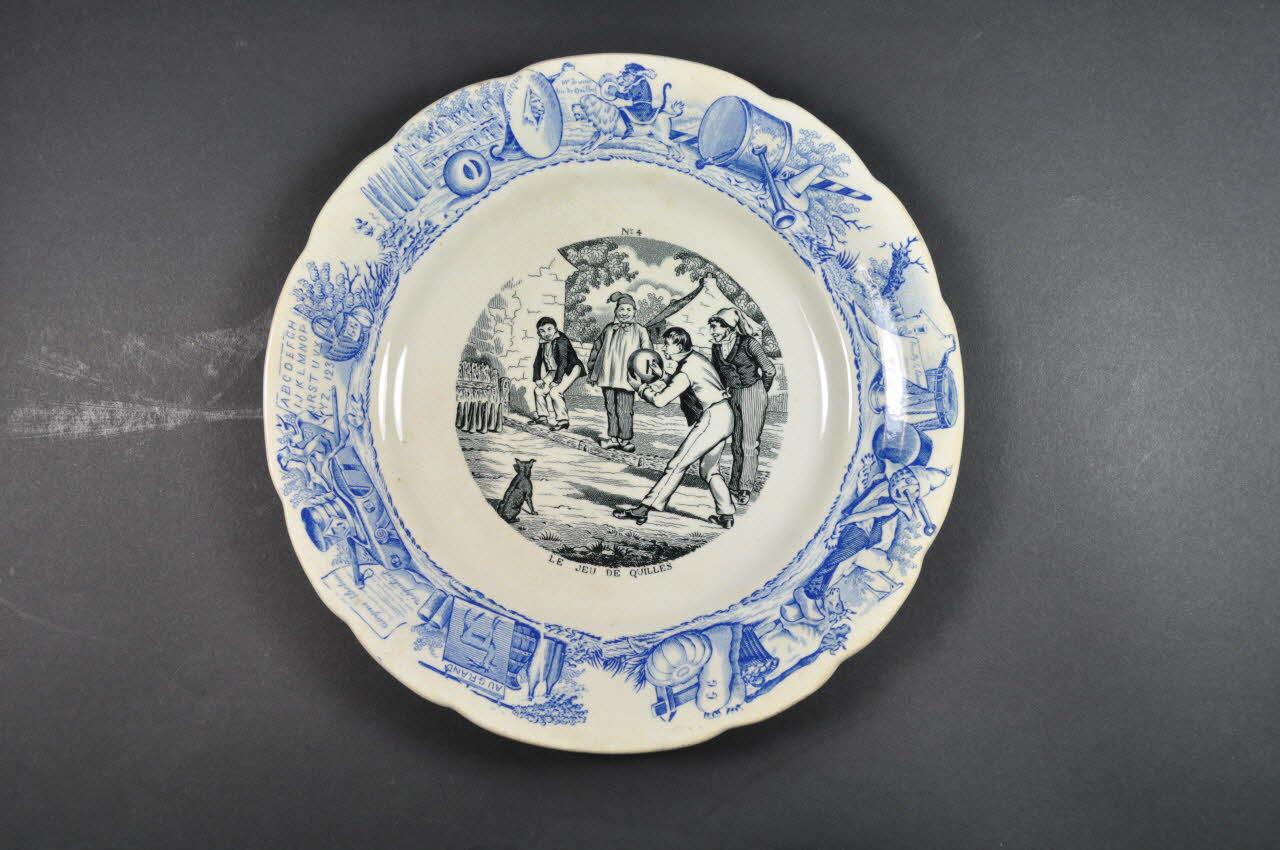 assiette plate 1961.106.5 Photo Mucem
