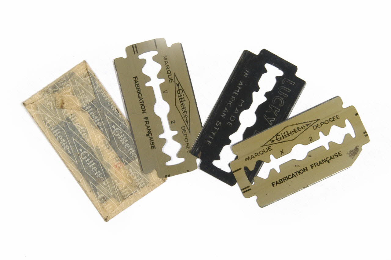 Gillette Et Lucky Blades LAME Etats-Unis 1950 1981.25.14.15 Photo