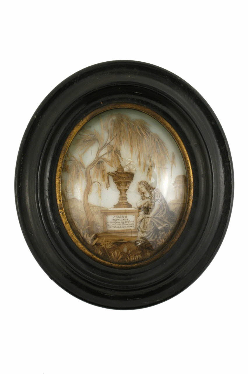 Van Thoff souvenir en cheveux Nord-Pas-de-Calais, France 1866 1982.3.1 Photo Mucem