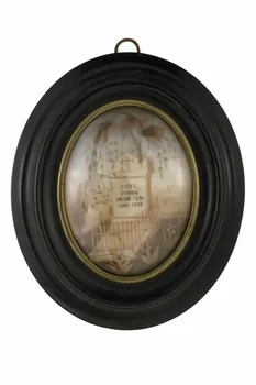 Léon souvenir en cheveux Île-de-France, France 1855 1982.3.9 Photo