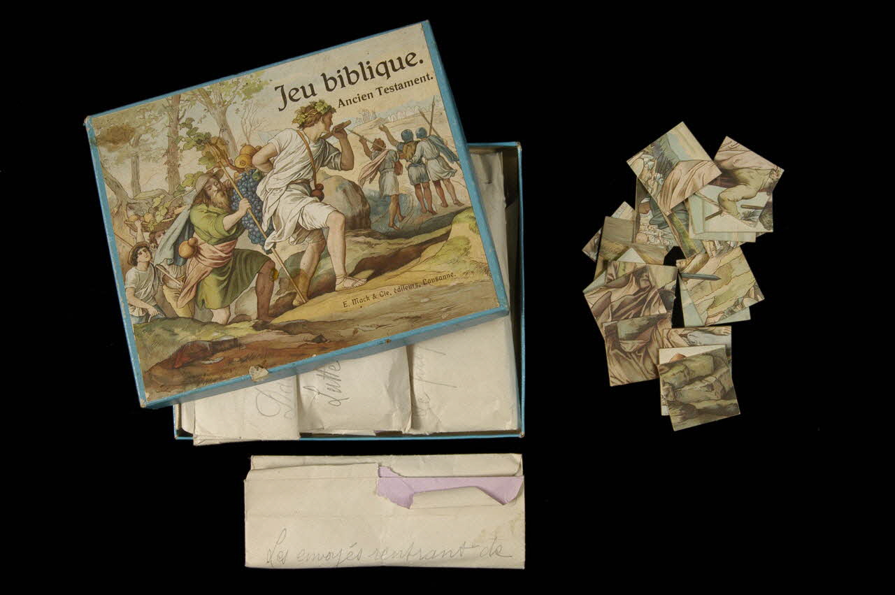 jeu de puzzle jeu biblique Ancien testament 1984.35.53.1-14 Photo