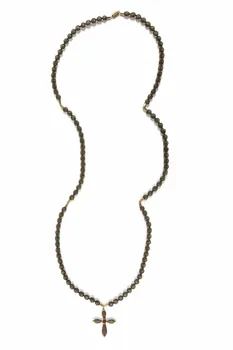 COLLIER ET CROIX EN CHEVEUX Île-de-France, France 1819-1838 1986.18.55 Photo