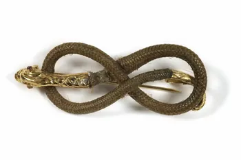 BROCHE EN CHEVEUX Île-de-France, France 1840-1850 1986.33.2 Photo