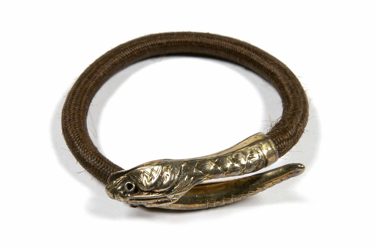 bracelet en cheveux Île-de-France, France 1838 1986.33.5 Photo