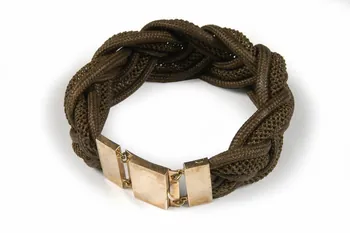 bracelet en cheveux 1986.49.1 Photo