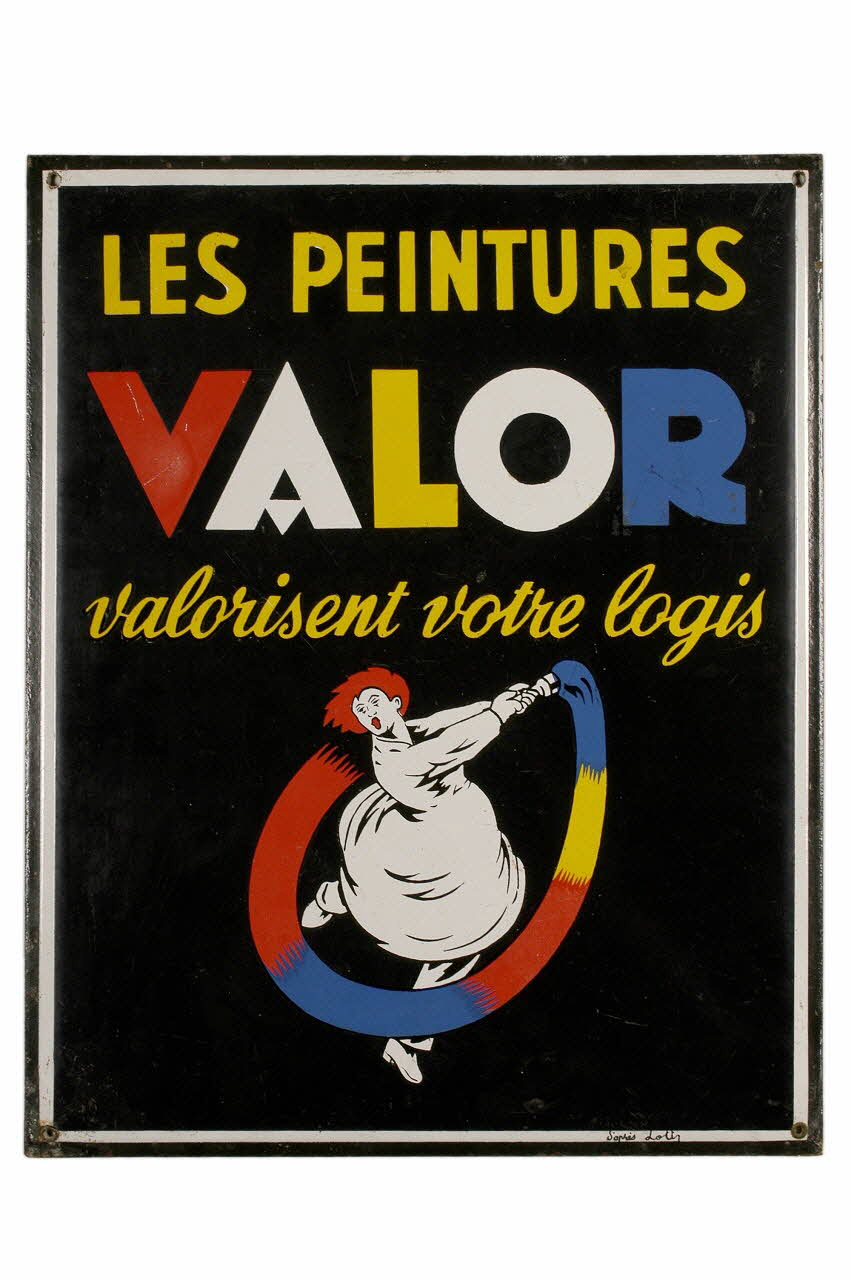 Lotis plaque publicitaire 1940 1990.1.14 Photo