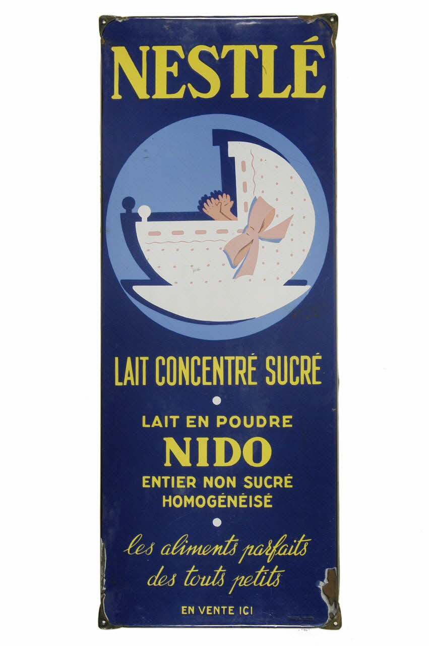 plaque publicitaire 1950 1990.1.38  Photo