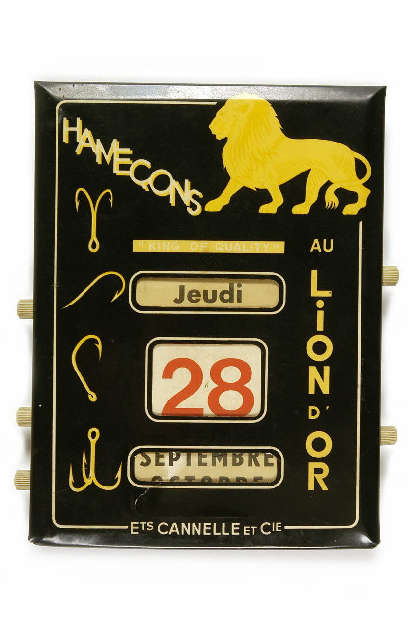 Etablissements Canelle Sa calendrier Les-Ponts-de-Cé (Maine-et-Loire) 1969-1990 1999.20.22 Photo