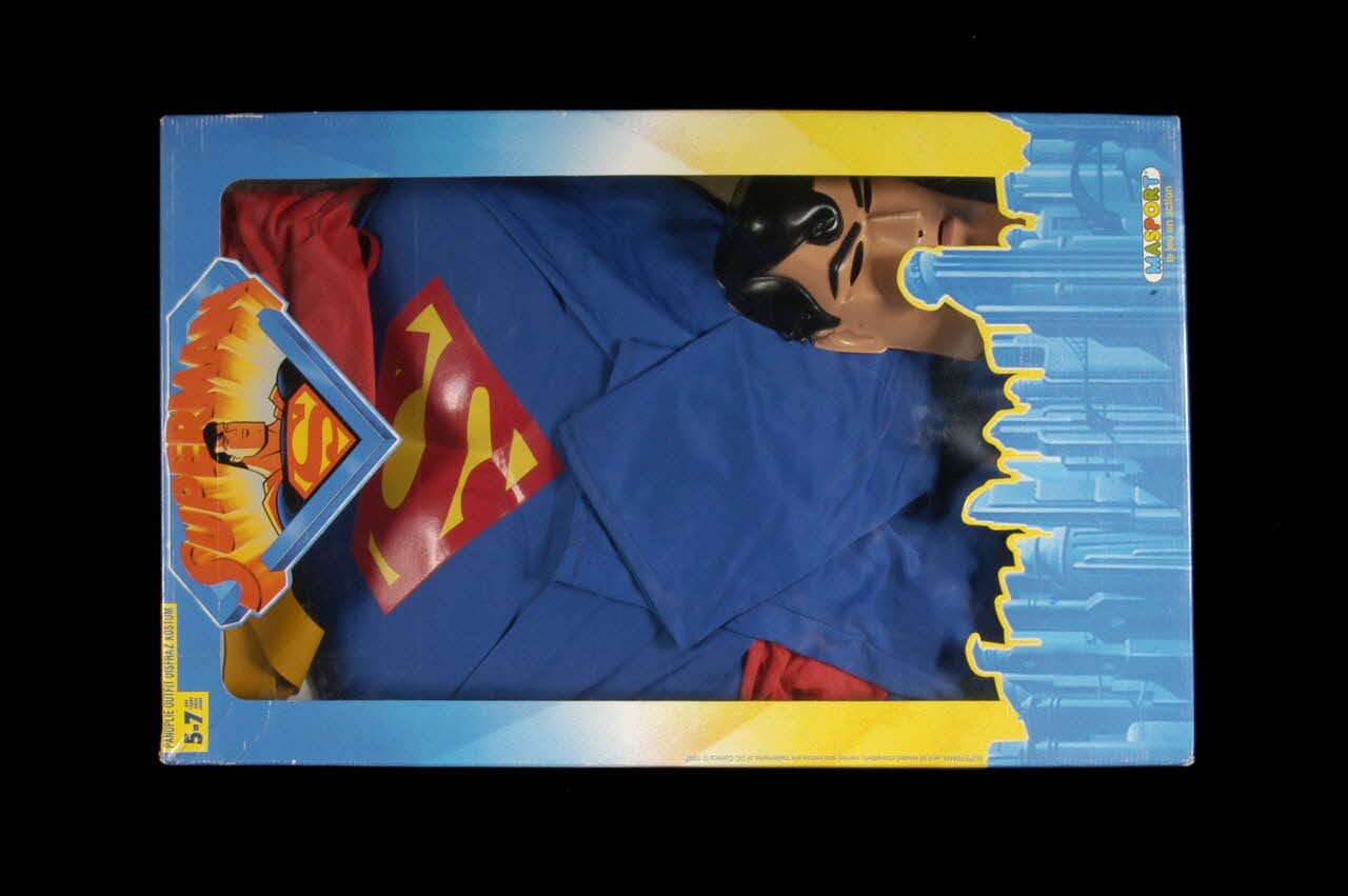 costume de déguisement Superman 1999.61.2.1-4 Photo Mucem/Virginie Louis