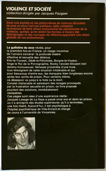 Jacques Lesage De La Haye ; Robert Laffont livre La guillotine du sexe 1978 2001.69.20.131  Photo