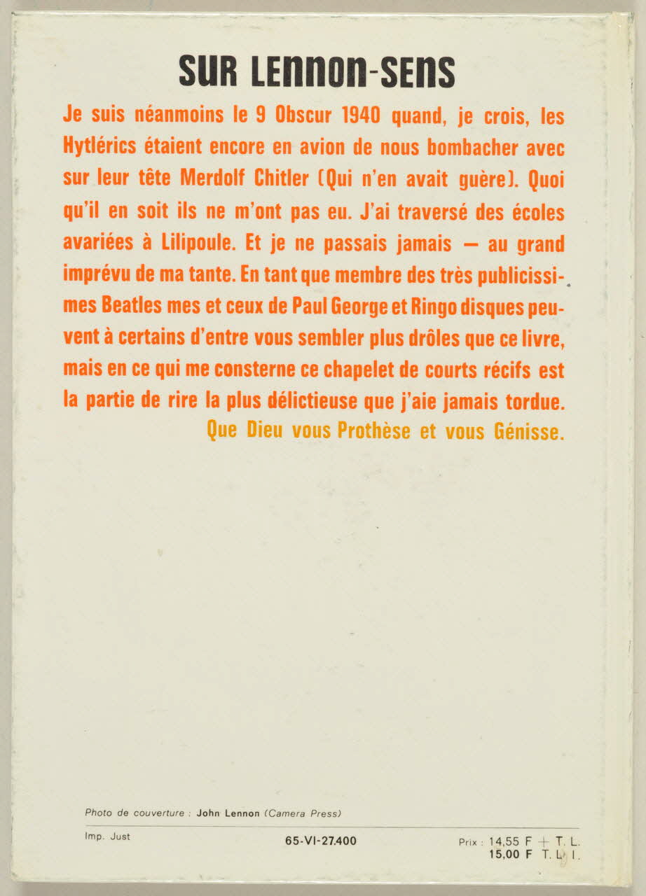 Robert Laffont livre En flagrant délire 1965 2001.69.20.24  Photo