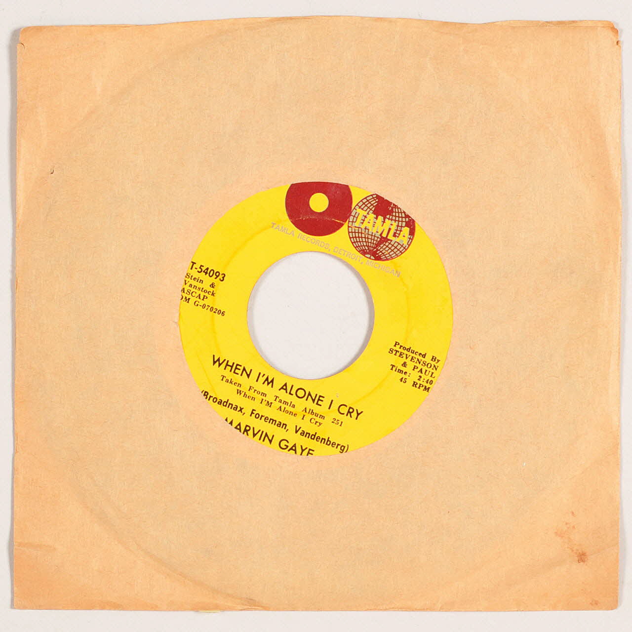 disque 45 tours You're a wonderful one 2003.196.108 Photo