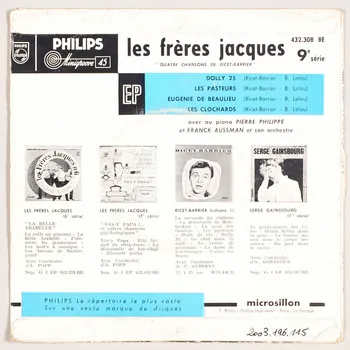 disque 45 tours Les pasteurs 2003.196.115 Photo
