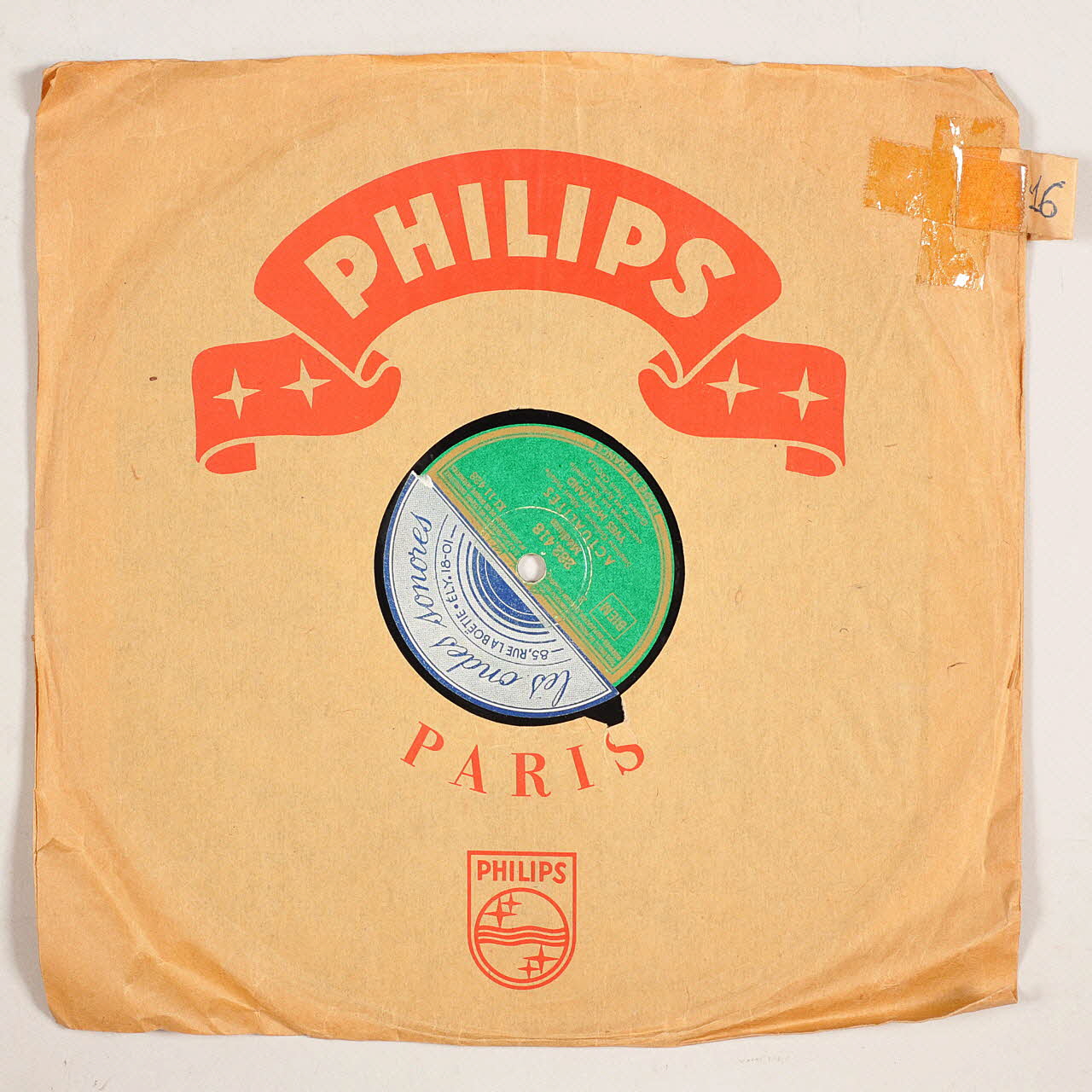 disque 78 tours Actualités 2003.196.123 Photo