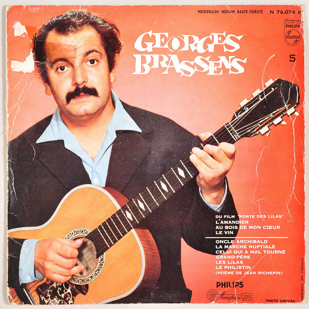 disque 33 tours Celui qui a mal tourné 2003.196.153 Photo