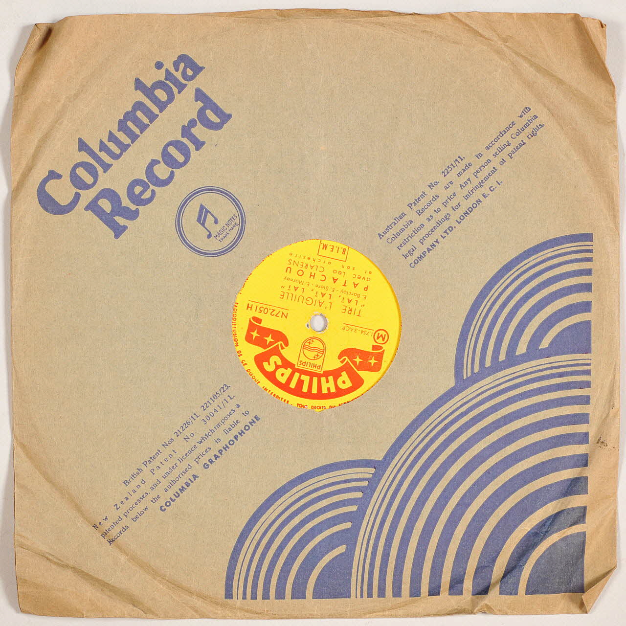 disque 78 tours Histoire de roses 2003.196.168 Photo